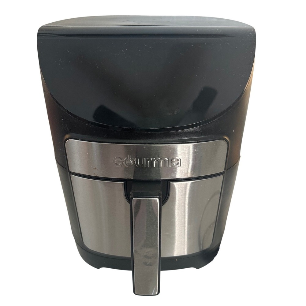 Gourmia Black Stainless Steel Digital Touchscreen Air Fryer 7QT